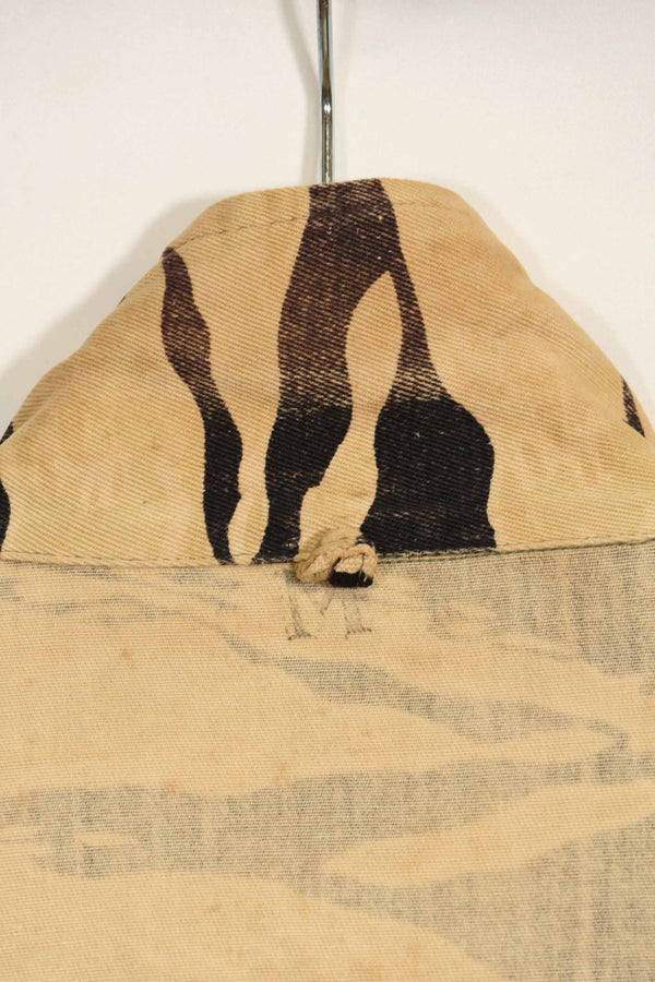 1960年代　初期　ゴールドタイガー　タイガーストライプシャツ　パッチ付　USカット　M　中古品