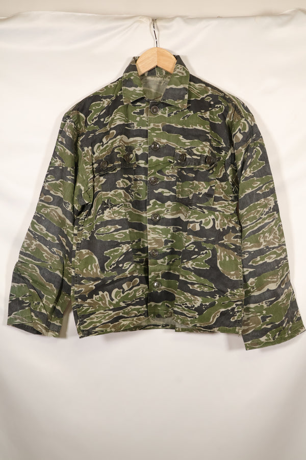 1960年代　タイガーストライプ　シャツ　CIDGパターン　状態良い　中古品