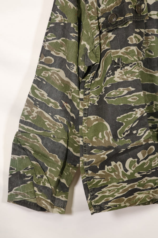 1960年代　タイガーストライプ　シャツ　CIDGパターン　状態良い　中古品