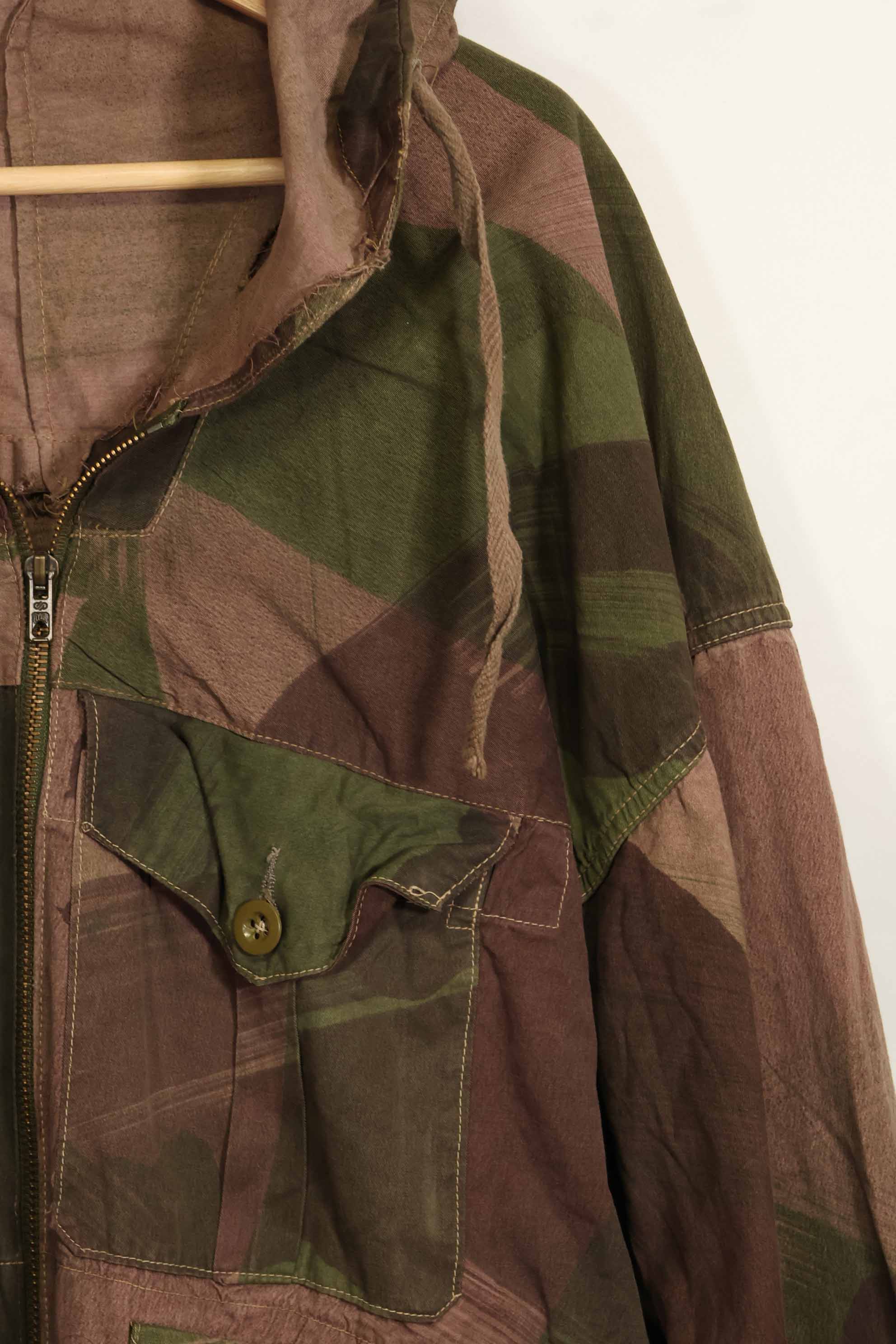1943年製　イギリス軍　SAS　WINDPROOF　スモック　ジッパー改造　インドシナ戦争　中古品