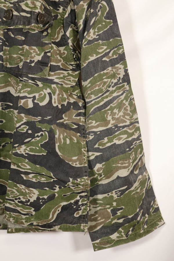 1960年代　タイガーストライプ　シャツ　CIDGパターン　状態良い　中古品