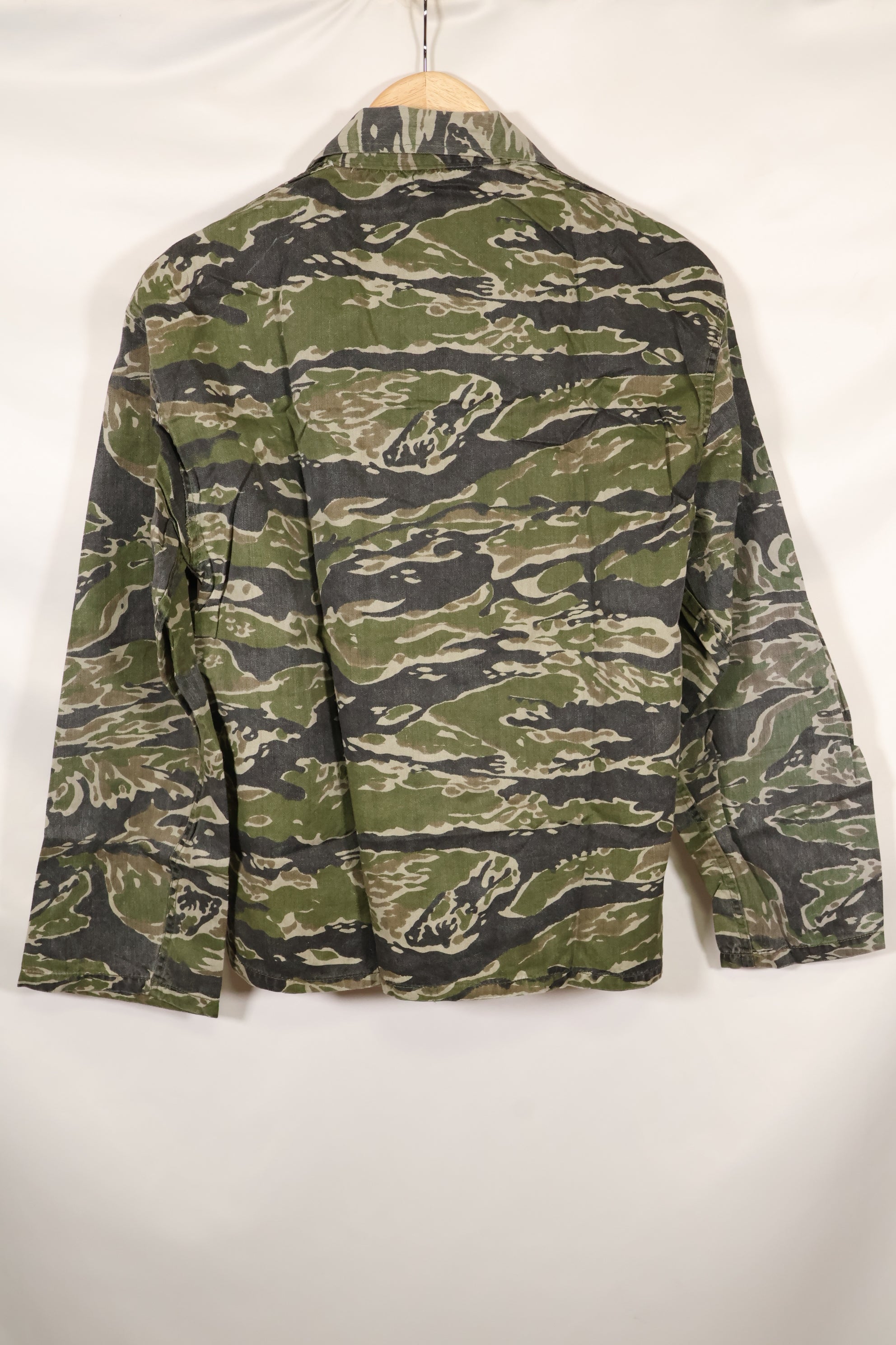 1960年代　タイガーストライプ　シャツ　CIDGパターン　状態良い　中古品