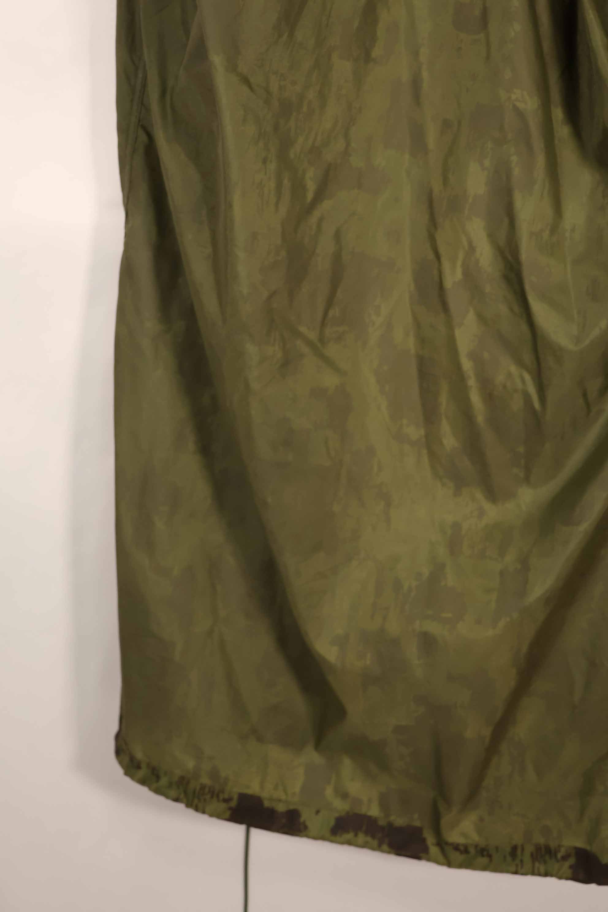 実物　1967年製　オーストラリア軍　迷彩レインコート　中古品　D