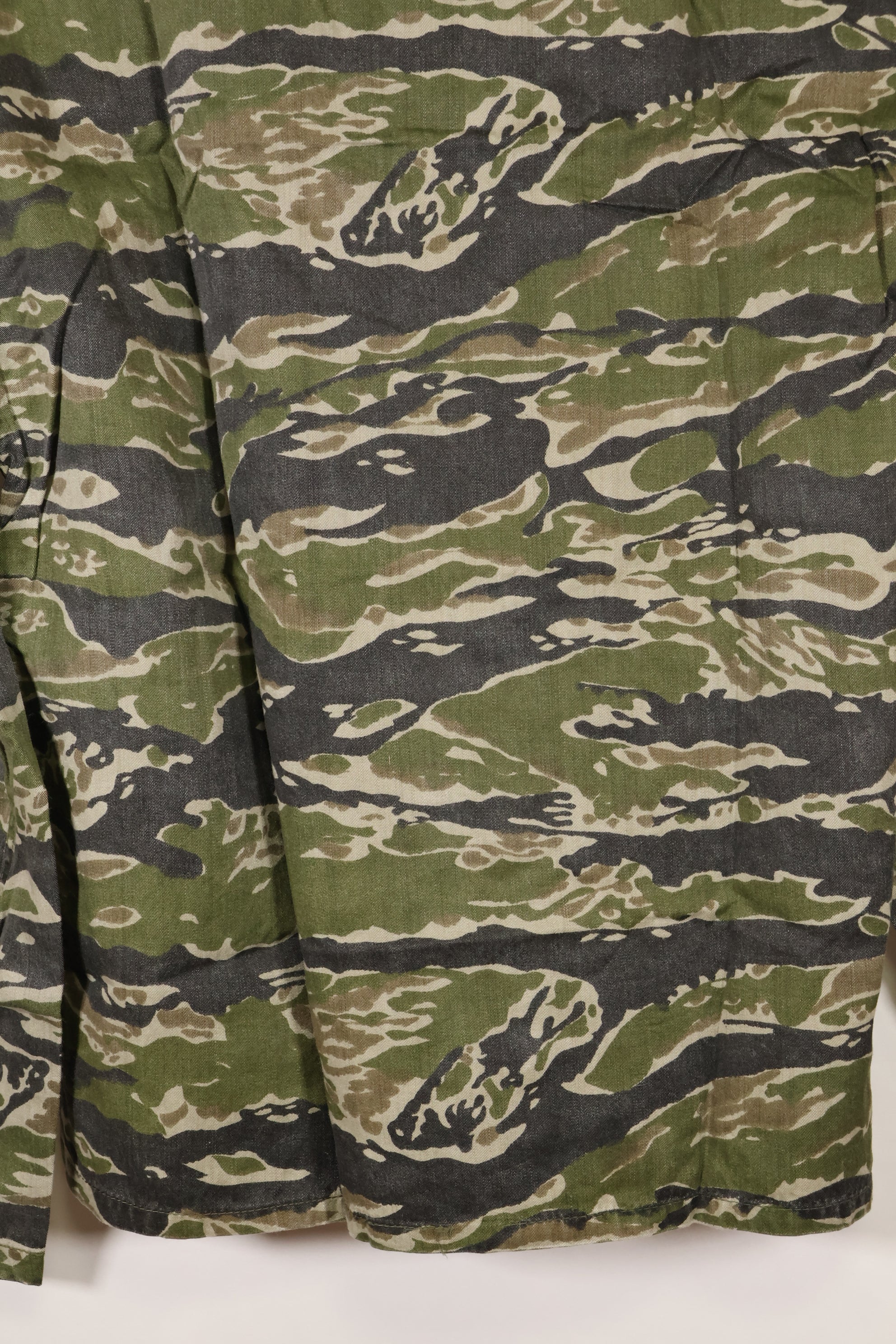 1960年代　タイガーストライプ　シャツ　CIDGパターン　状態良い　中古品