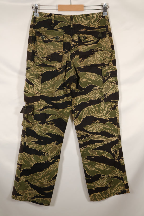 実物　沖縄タイガー　タイガーストライプ　パンツ　Asian Cut　褪色あり　中古品