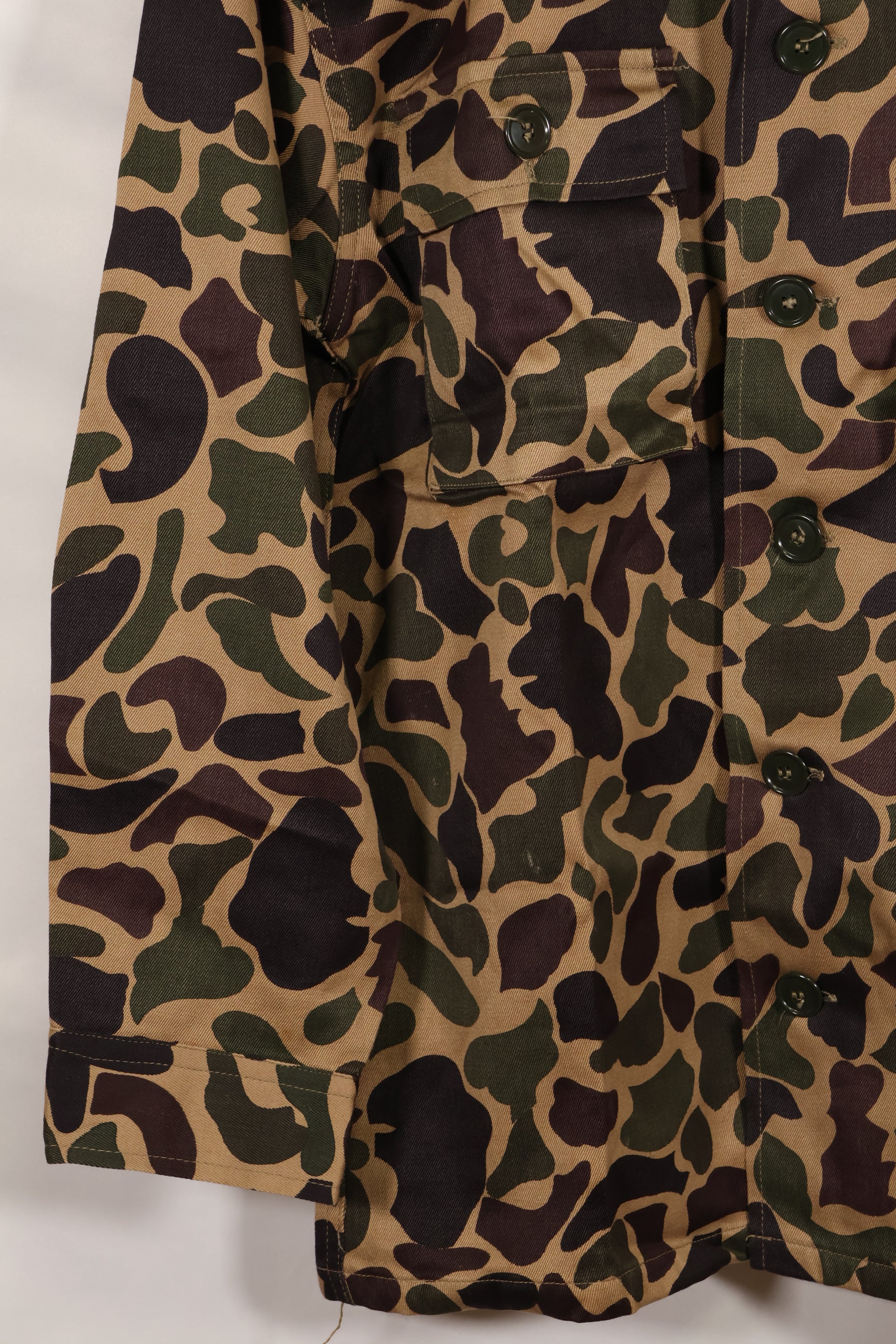 1960年代前半　デッドストック　A-M　CIDG　ベオガム迷彩　Asian カット　シャツ　