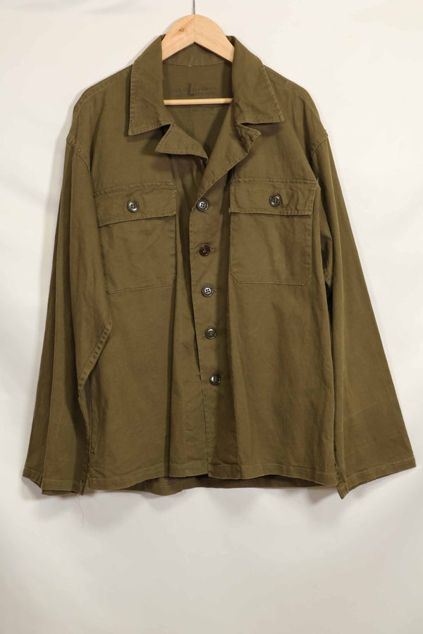 1960年代　沖縄CISO調達　ユーティリティシャツ　FEC契約　レア品　中古品