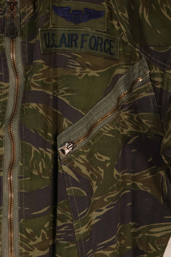 実物生地　アメリカ空軍　TYPE K2-B タイガーストライプ　フライトスーツ　中古品