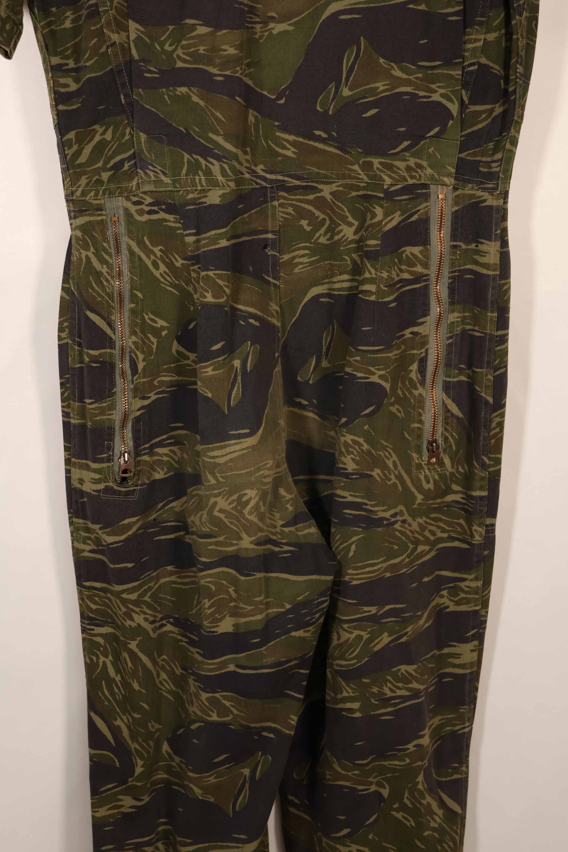 実物生地　アメリカ空軍　TYPE K2-B タイガーストライプ　フライトスーツ　中古品