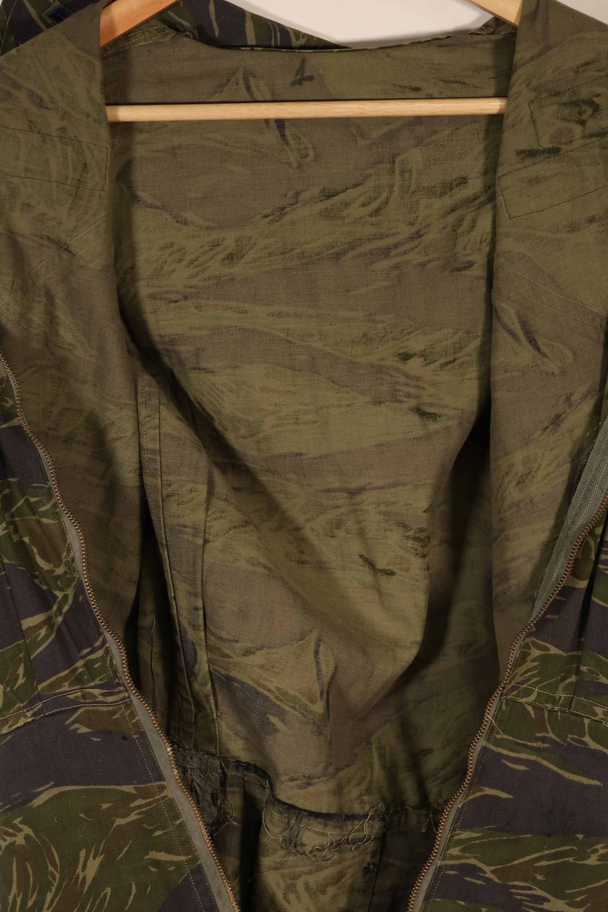 実物生地　アメリカ空軍　TYPE K2-B タイガーストライプ　フライトスーツ　中古品