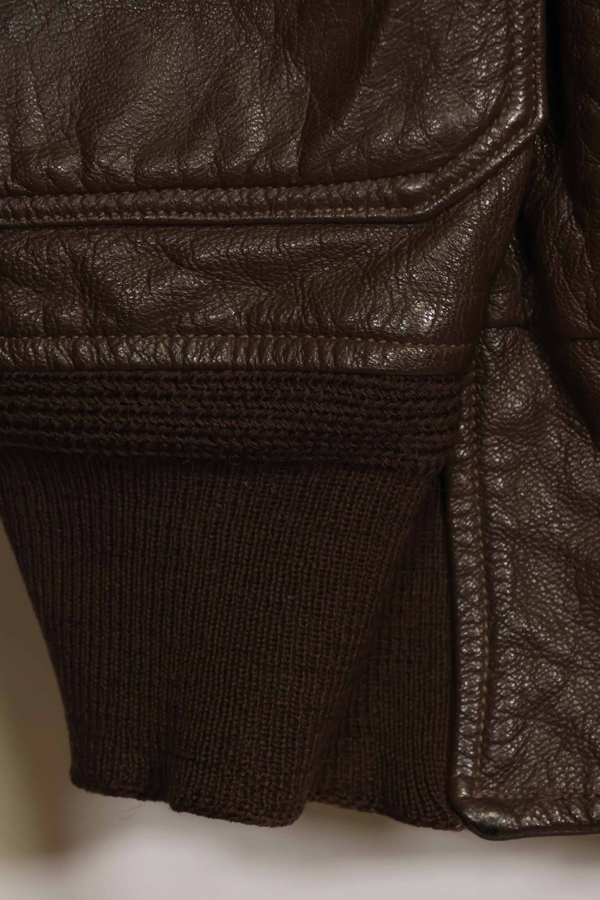 1960年代　アメリカ海軍　G-1　フライトジャケット　サイズ42　スヌーピーローカルペイント　中古品