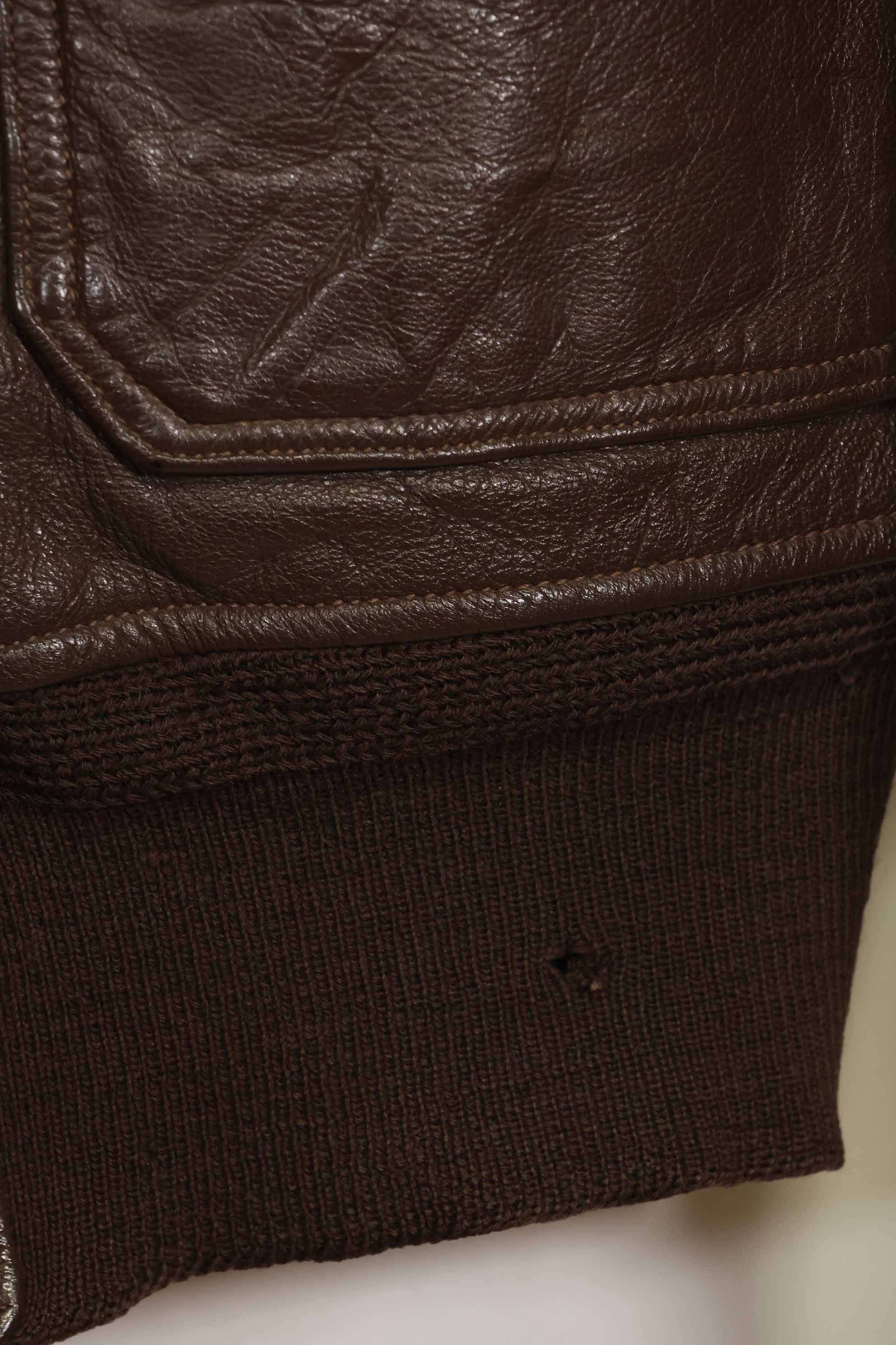 1960年代　アメリカ海軍　G-1　フライトジャケット　サイズ42　スヌーピーローカルペイント　中古品