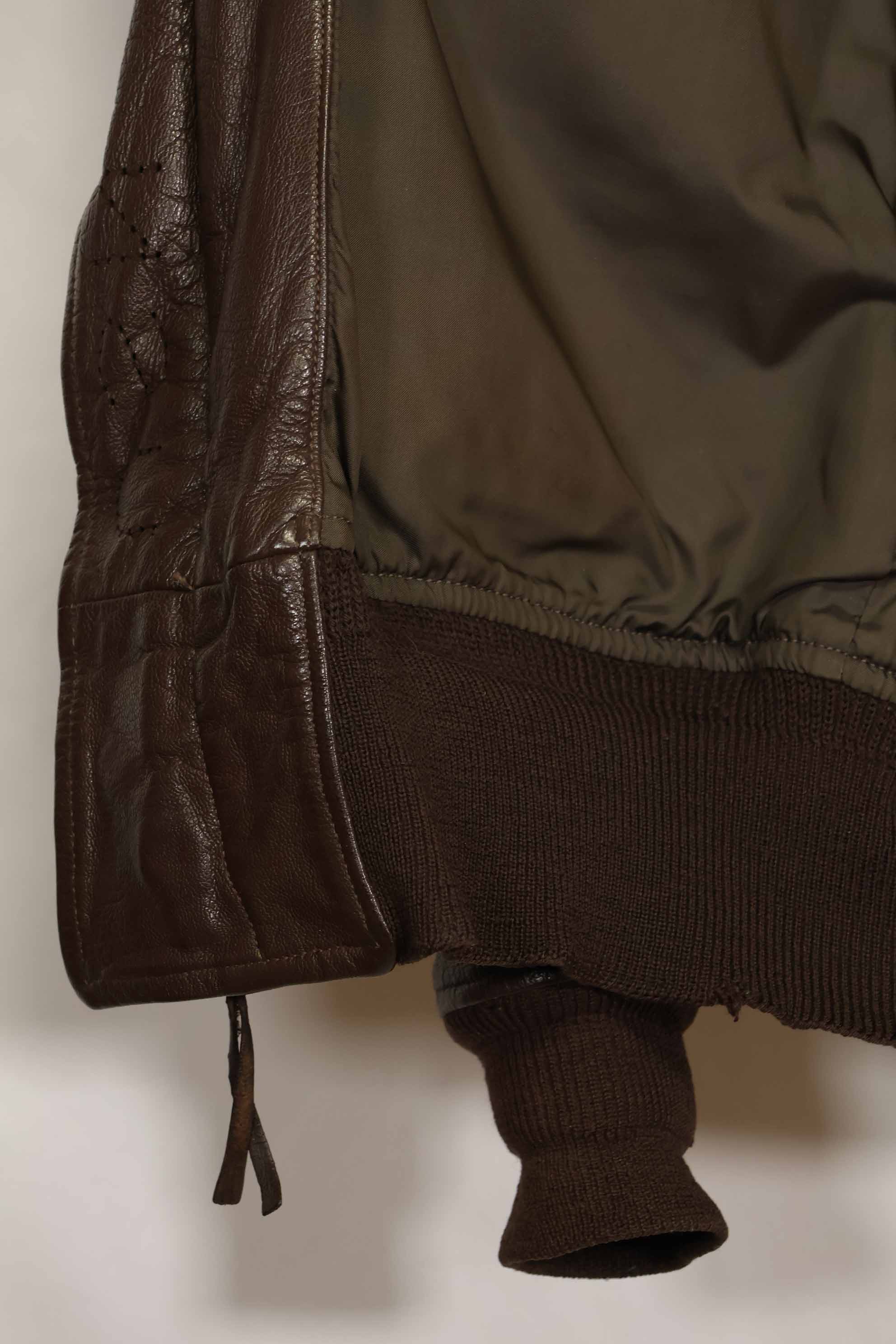 1960年代　アメリカ海軍　G-1　フライトジャケット　サイズ42　スヌーピーローカルペイント　中古品