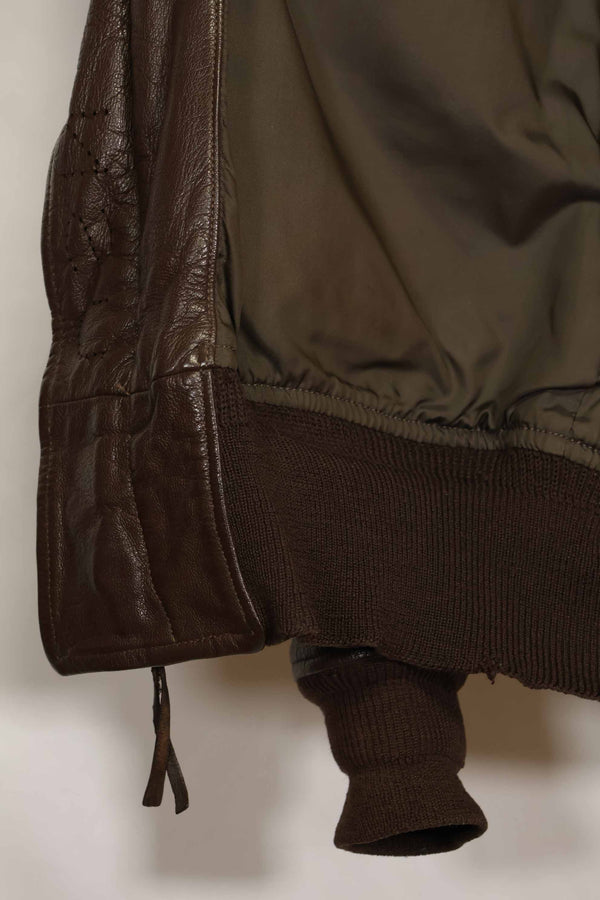 1960年代　アメリカ海軍　G-1　フライトジャケット　サイズ42　スヌーピーローカルペイント　中古品