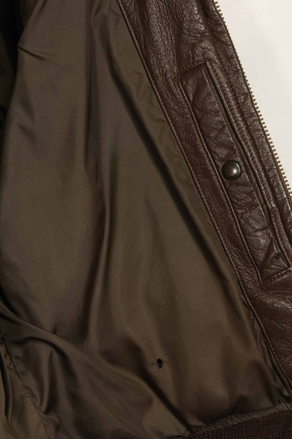 1960年代　アメリカ海軍　G-1　フライトジャケット　サイズ42　スヌーピーローカルペイント　中古品