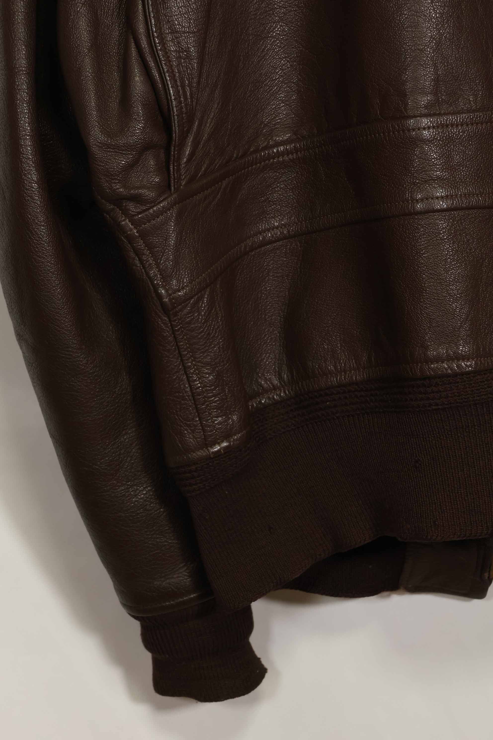 1960年代　アメリカ海軍　G-1　フライトジャケット　サイズ42　スヌーピーローカルペイント　中古品