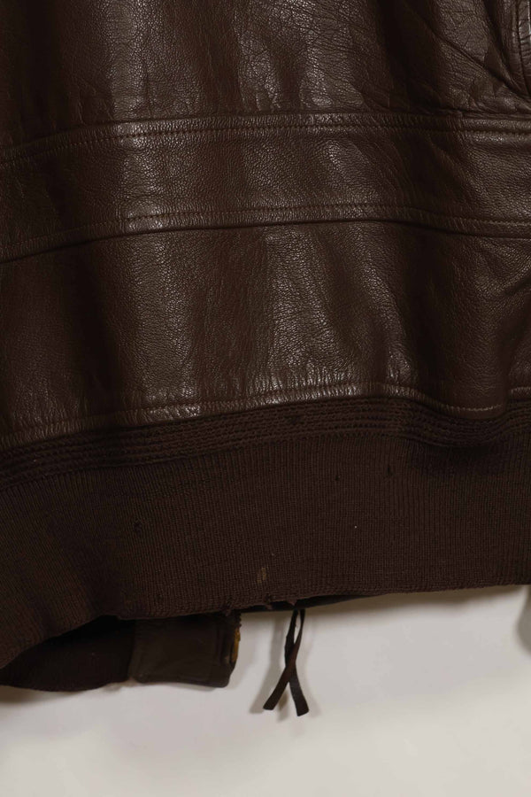 1960年代　アメリカ海軍　G-1　フライトジャケット　サイズ42　スヌーピーローカルペイント　中古品