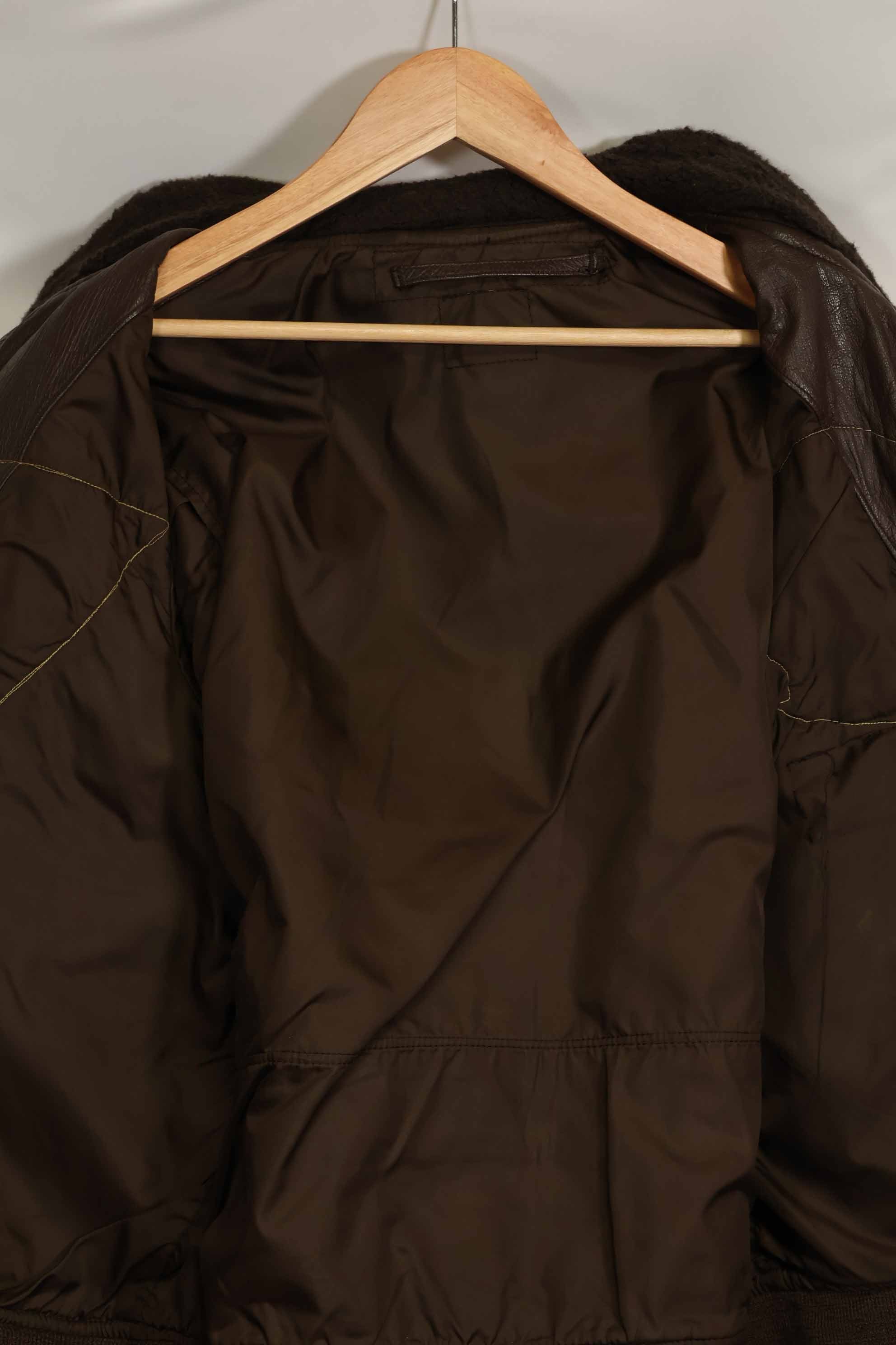 1960年代　アメリカ海軍　G-1　フライトジャケット　ラベル欠損　初付けパッチ付き　中古品