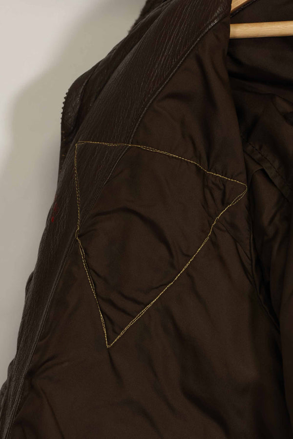 1960年代　アメリカ海軍　G-1　フライトジャケット　ラベル欠損　初付けパッチ付き　中古品