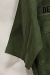 1960年代　元グリーンベレー兵士放出　OG-107　ユーティリティシャツ　初付け　パッチ付き　中古品　A