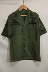 1960年代　元グリーンベレー兵士放出　OG-107　ユーティリティシャツ　初付け　パッチ付き　中古品　B