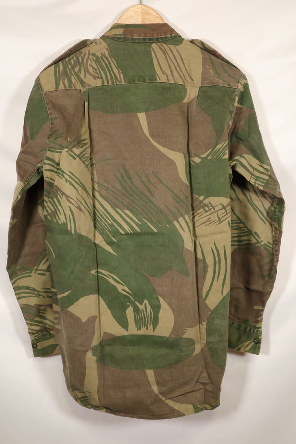 実物　ローデシア軍　ローデシア迷彩　PARAMOUNT製　シャツ　退色あり　中古品