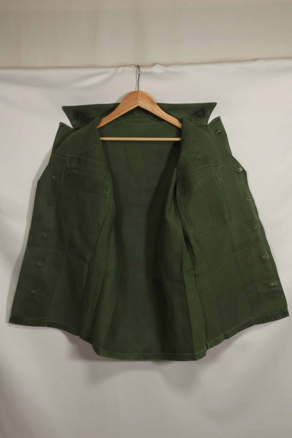 1960年代　元グリーンベレー兵士放出　OG-107　ユーティリティシャツ　初付け　パッチ付き　中古品　B