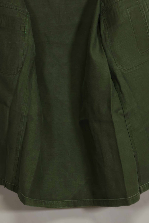 1960年代　元グリーンベレー兵士放出　OG-107　ユーティリティシャツ　初付け　パッチ付き　中古品　B