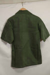 1960年代　元グリーンベレー兵士放出　OG-107　ユーティリティシャツ　初付け　パッチ付き　中古品　B
