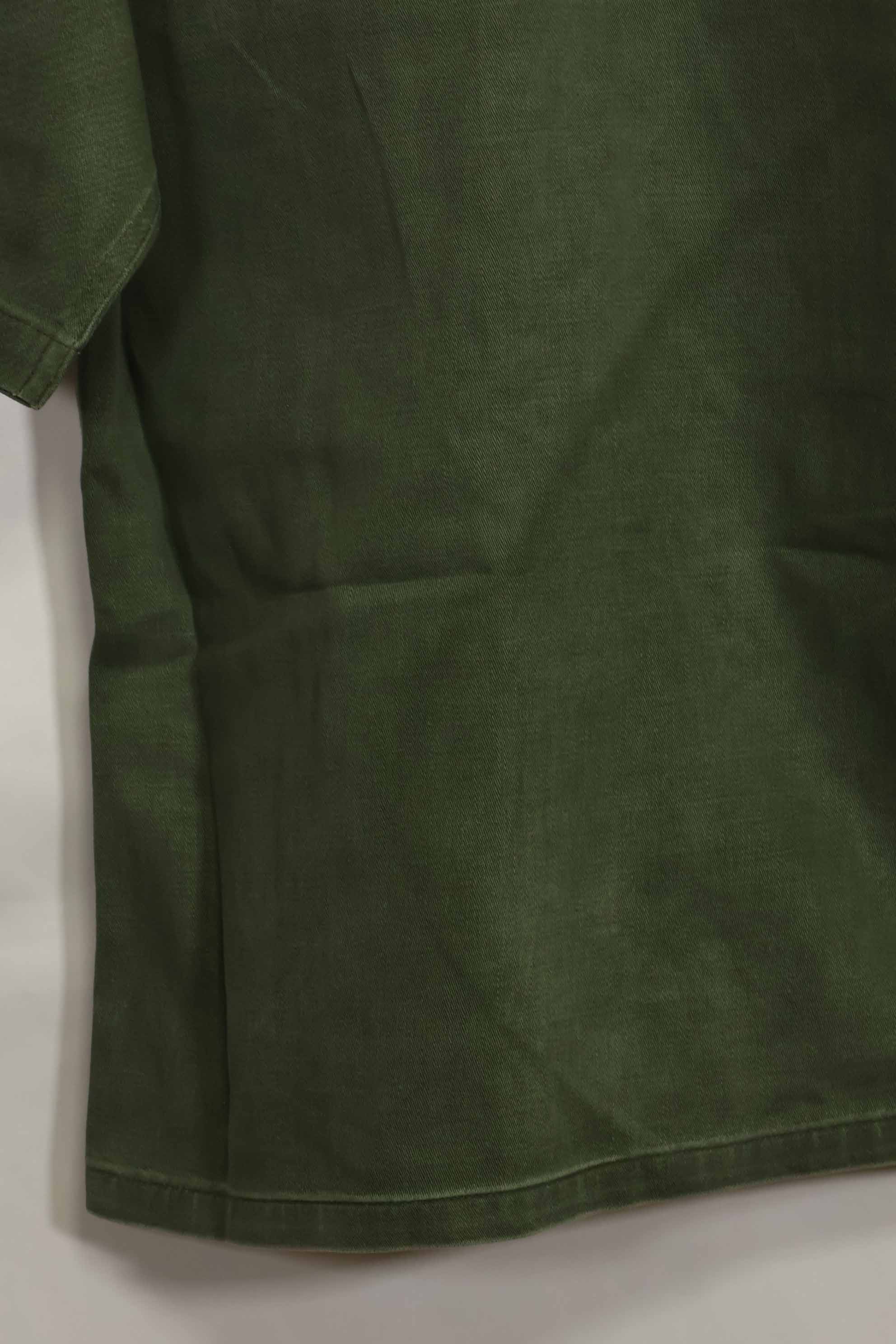 1960年代　元グリーンベレー兵士放出　OG-107　ユーティリティシャツ　初付け　パッチ付き　中古品　B