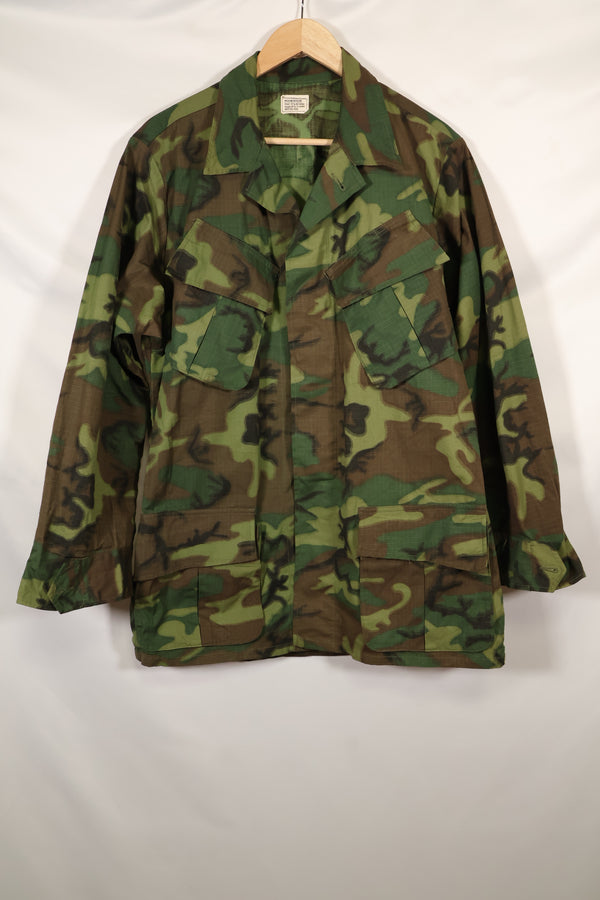 1969年契約　デッドストック　M-R　ERDL グリーンリーフ迷彩　ジャングルファティーグジャケット　