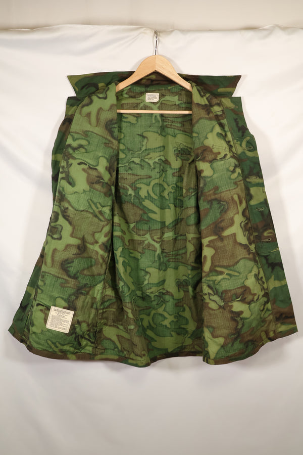 1969年契約　デッドストック　M-R　ERDL グリーンリーフ迷彩　ジャングルファティーグジャケット　