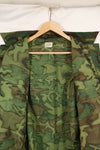 1969年契約　デッドストック　M-R　ERDL グリーンリーフ迷彩　ジャングルファティーグジャケット　