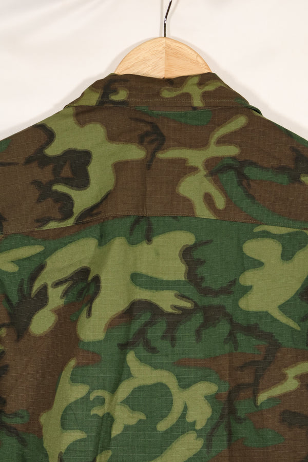 1969年契約　デッドストック　M-R　ERDL グリーンリーフ迷彩　ジャングルファティーグジャケット　