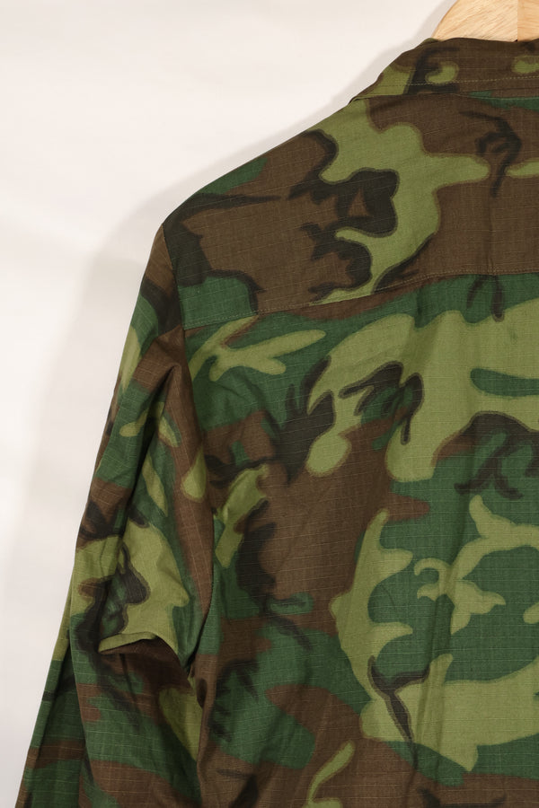 1969年契約　デッドストック　M-R　ERDL グリーンリーフ迷彩　ジャングルファティーグジャケット　