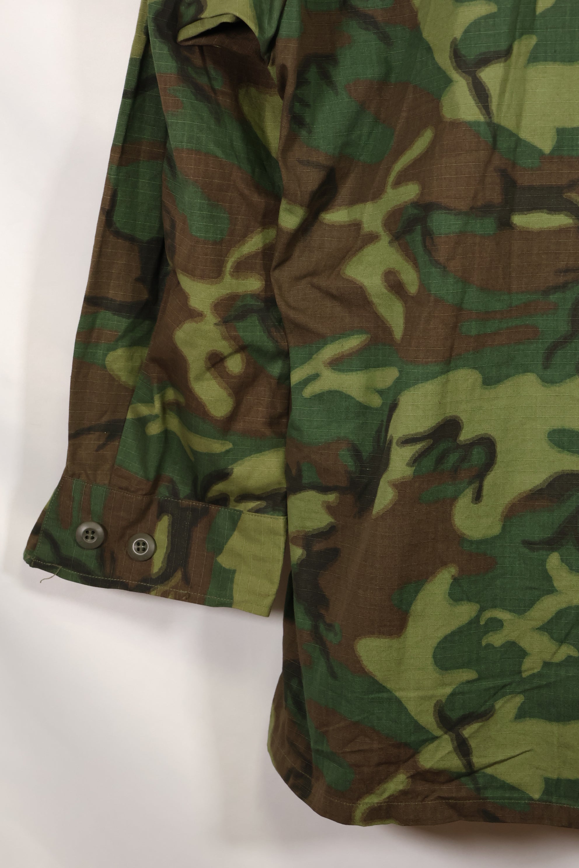 1969年契約　デッドストック　M-R　ERDL グリーンリーフ迷彩　ジャングルファティーグジャケット　