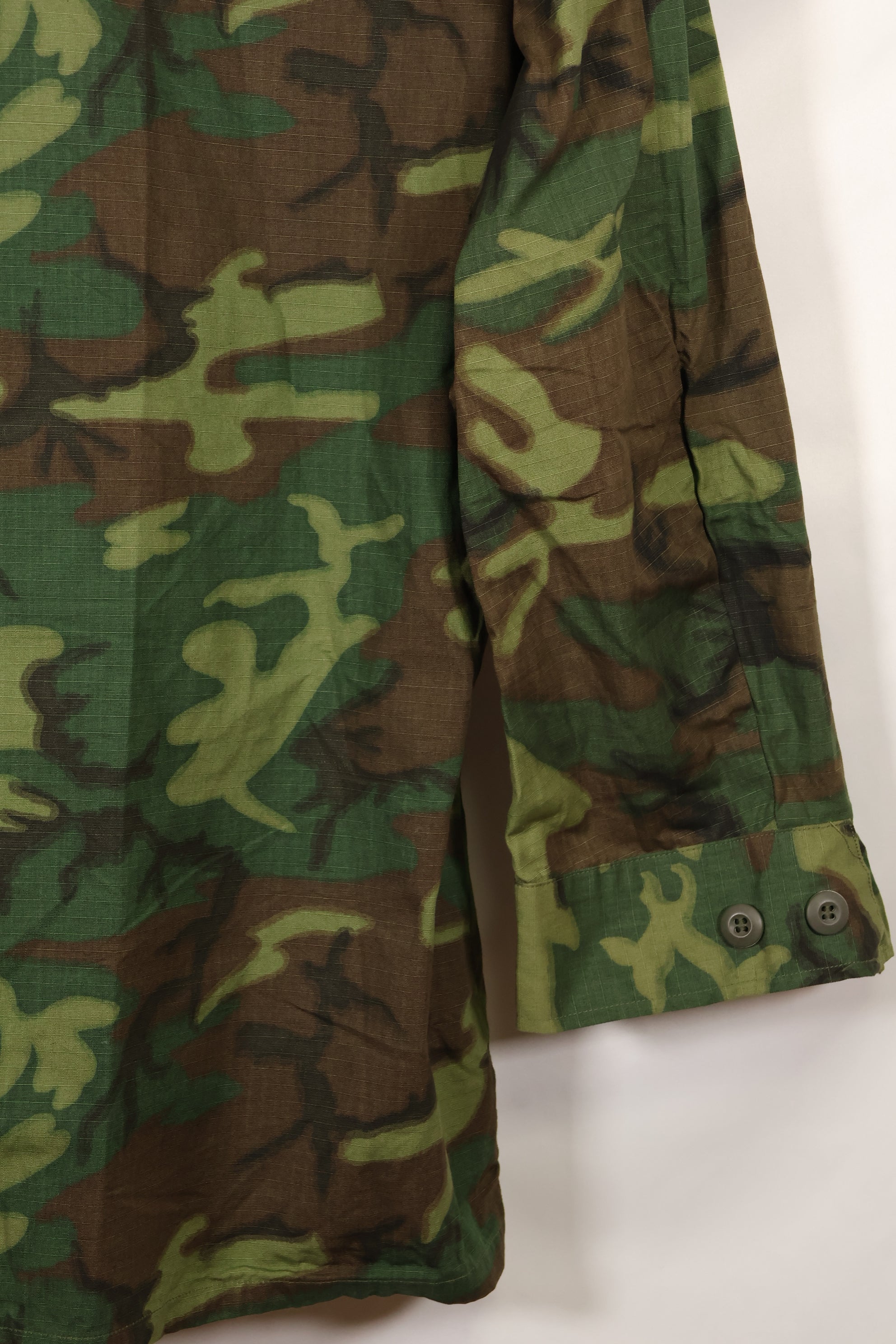 1969年契約　デッドストック　M-R　ERDL グリーンリーフ迷彩　ジャングルファティーグジャケット　