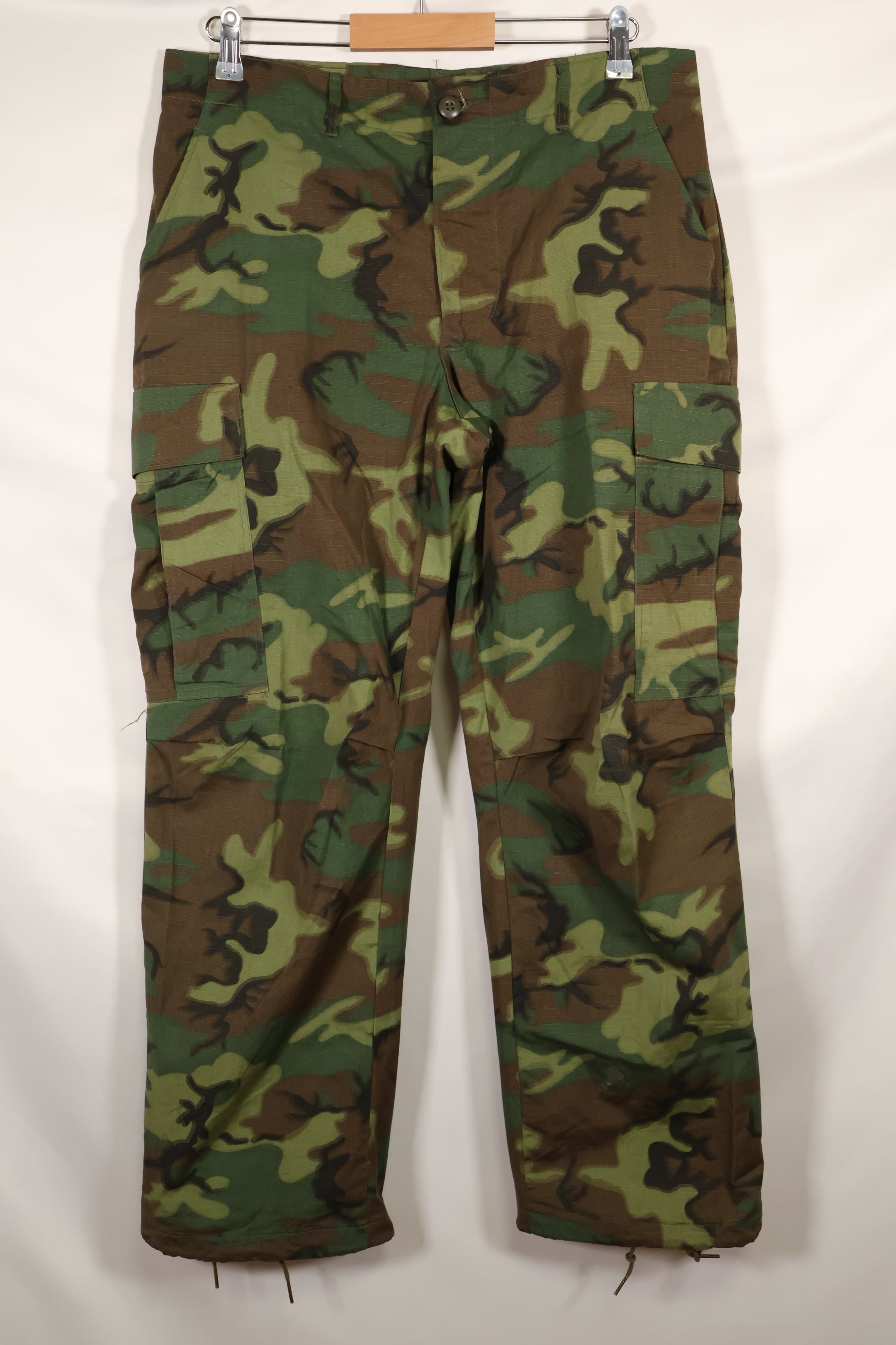 1969年契約　デッドストック　M-S　ERDL グリーンリーフ迷彩　ジャングルファティーグ パンツ