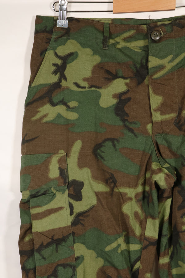 1969年契約　デッドストック　M-S　ERDL グリーンリーフ迷彩　ジャングルファティーグ パンツ