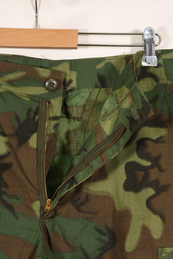 1969年契約　デッドストック　M-S　ERDL グリーンリーフ迷彩　ジャングルファティーグ パンツ