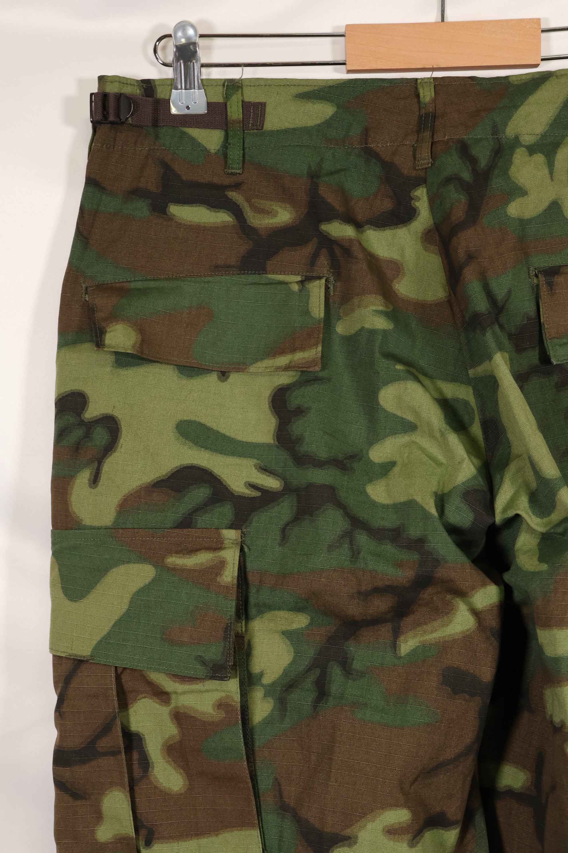 1969年契約　デッドストック　M-S　ERDL グリーンリーフ迷彩　ジャングルファティーグ パンツ