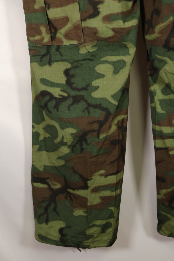 1969年契約　デッドストック　M-S　ERDL グリーンリーフ迷彩　ジャングルファティーグ パンツ