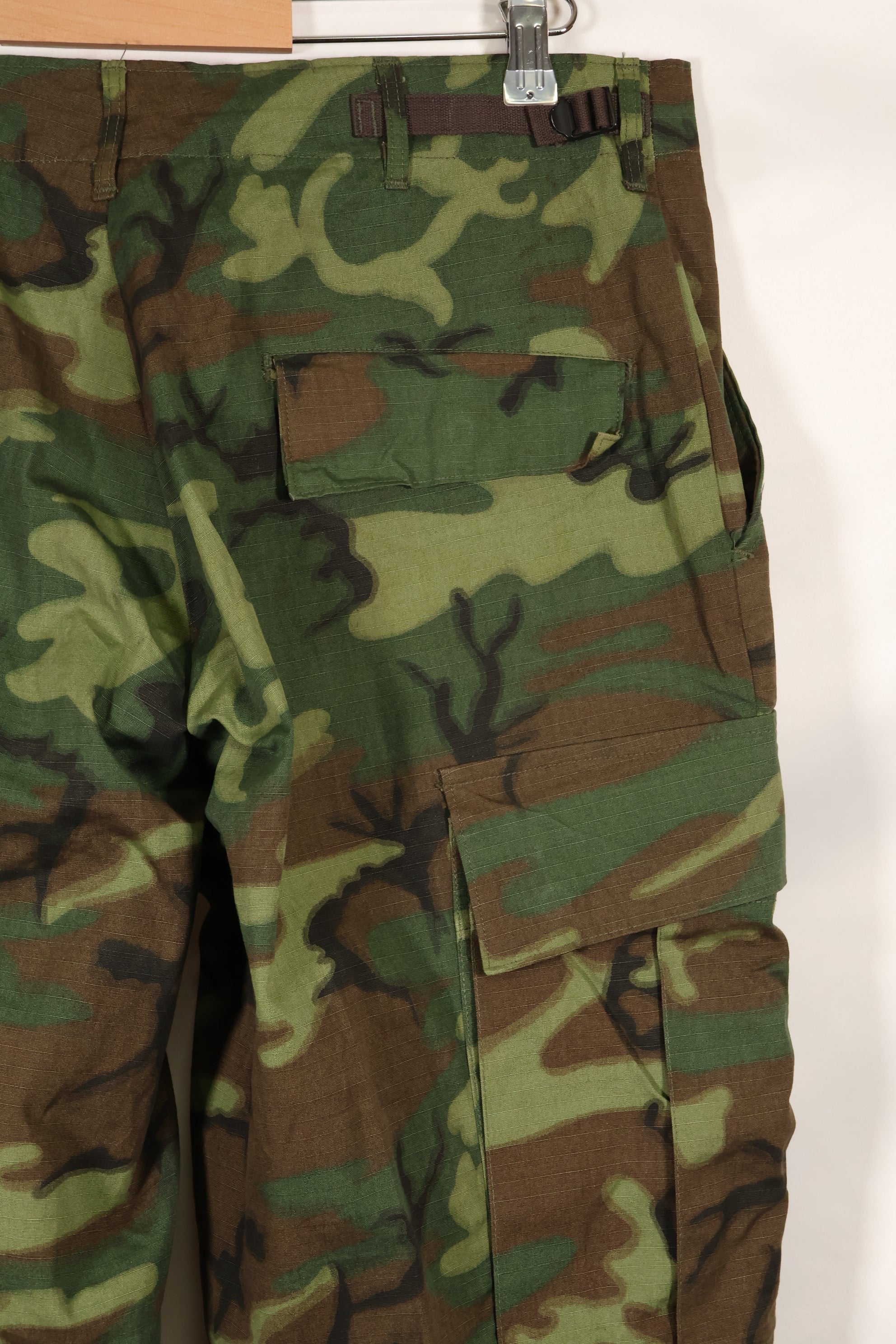 1969年契約　デッドストック　M-S　ERDL グリーンリーフ迷彩　ジャングルファティーグ パンツ