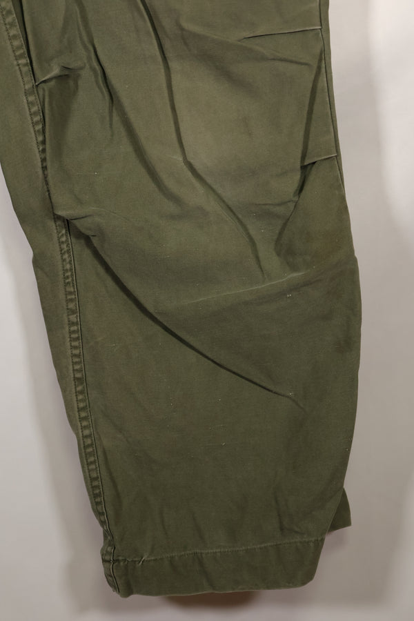 実物　1950年代　アメリカ軍　M51 コットン　フィールドパンツ　中古品　M-R