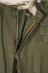 実物　1950年代　アメリカ軍　M51 コットン　フィールドパンツ　中古品　M-R