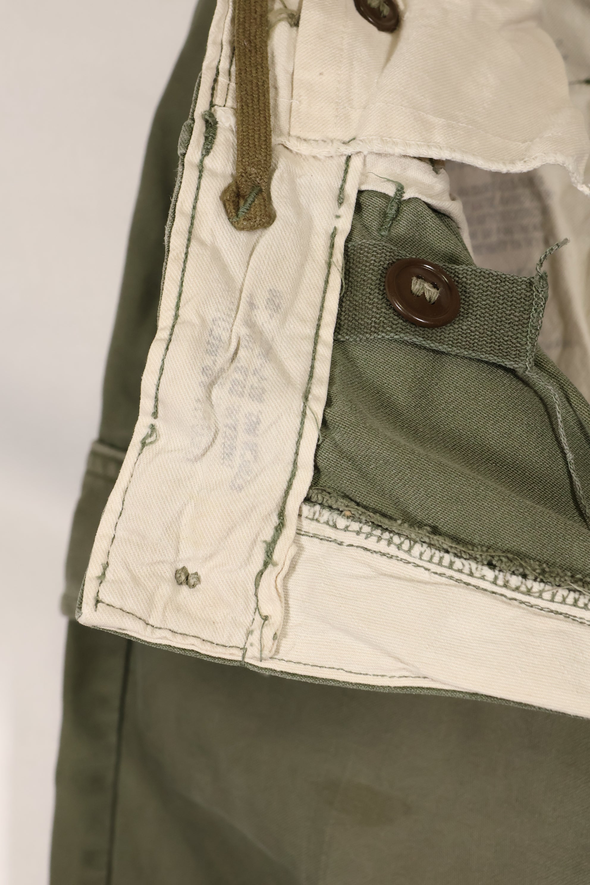 実物　1950年代　アメリカ軍　M51 コットン　フィールドパンツ　中古品　M-R