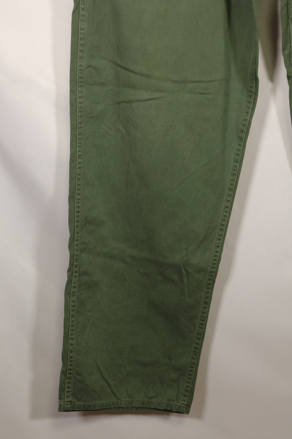 1960年 個人調達品 M〜L アメリカ軍　OG-107 ユーティリティパンツ　ベイカーパンツ　中古品