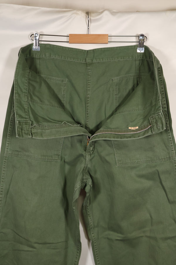 1960年 個人調達品 M〜L アメリカ軍　OG-107 ユーティリティパンツ　ベイカーパンツ　中古品