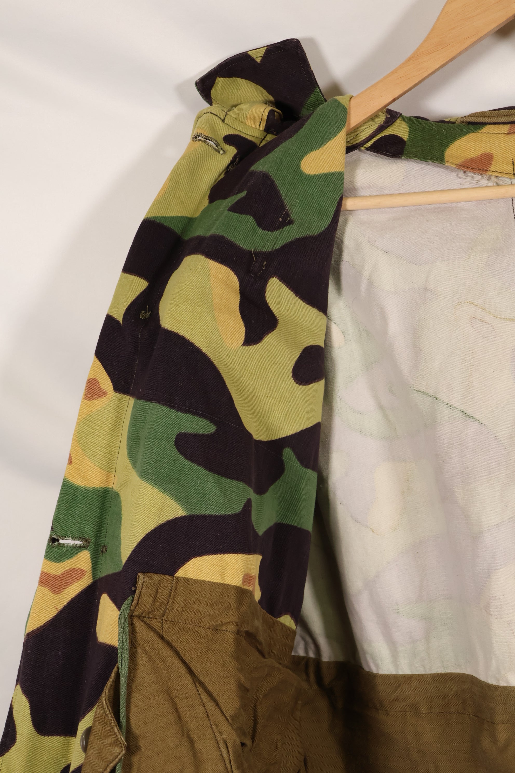 1960年代　チェコ軍　Vz.60 mlok サラマンダー迷彩　パーカー　フィールドジャケット　中古品