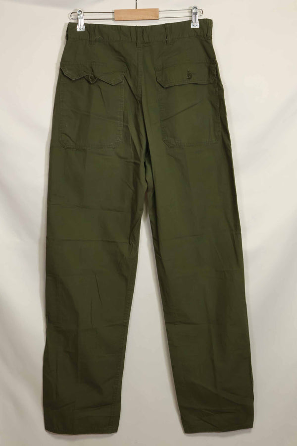 1960年代　個人調達　ポップリン製　OG-107 ベイカーパンツ　薄手パンツ　中古品